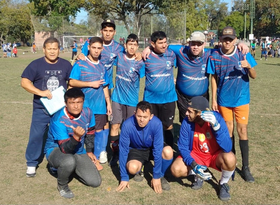 Pilar dijo presente en el arranque de la Liga Inclusiva de Fútbol