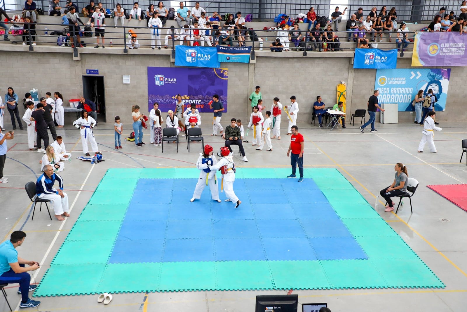 Taekwondo: Se disputó la copa regional en el Club Municipal de Lagomarsino