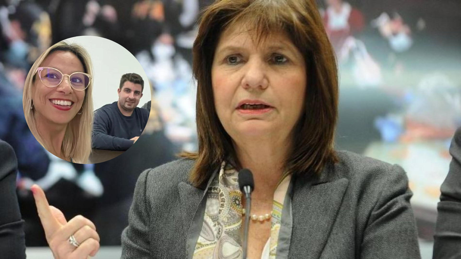 Patricia Bullrich lideró un acto en Del Viso