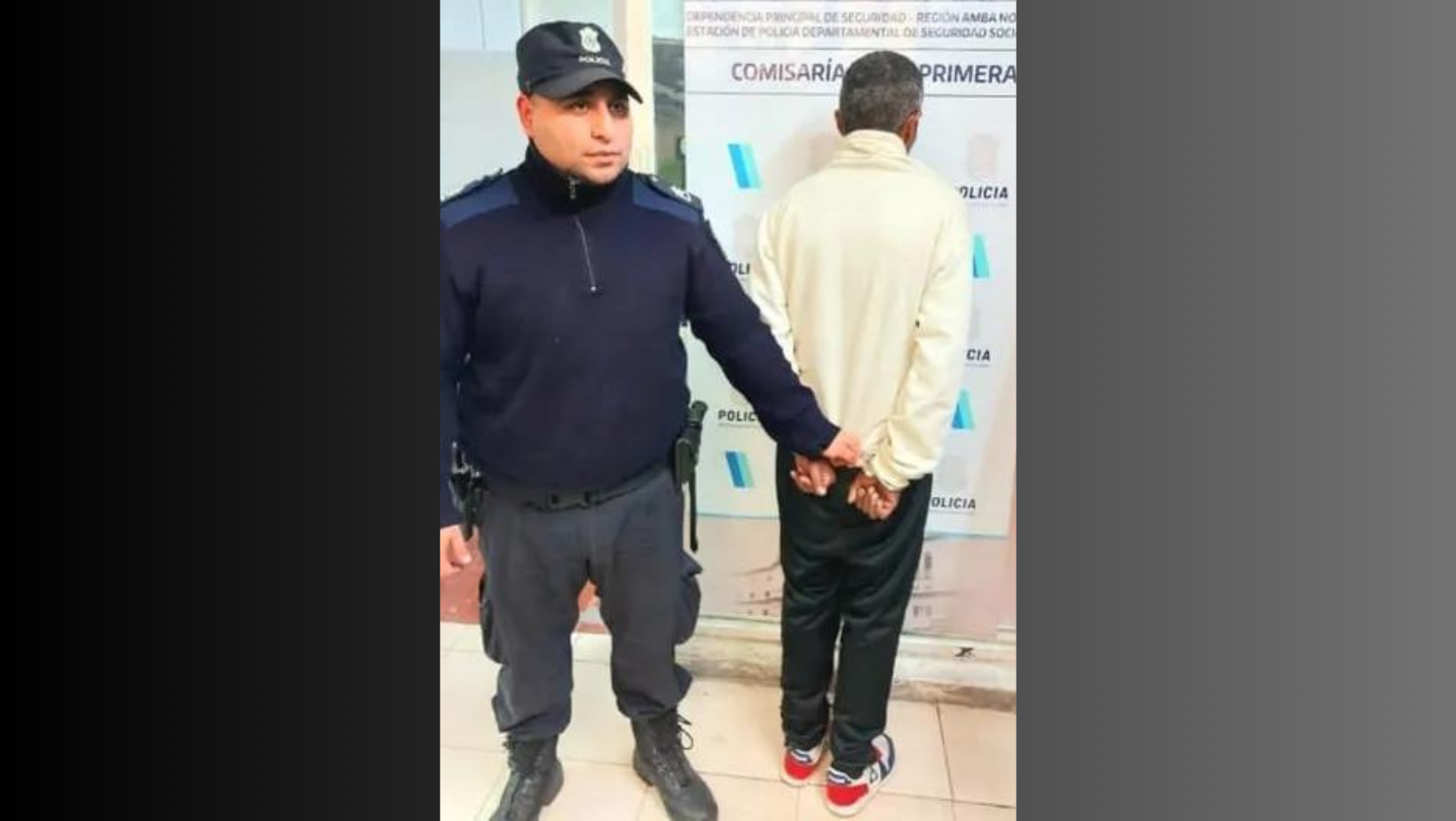 Asaltó a una mujer de espaldas en Pilar y la golpeó para robarle el celular