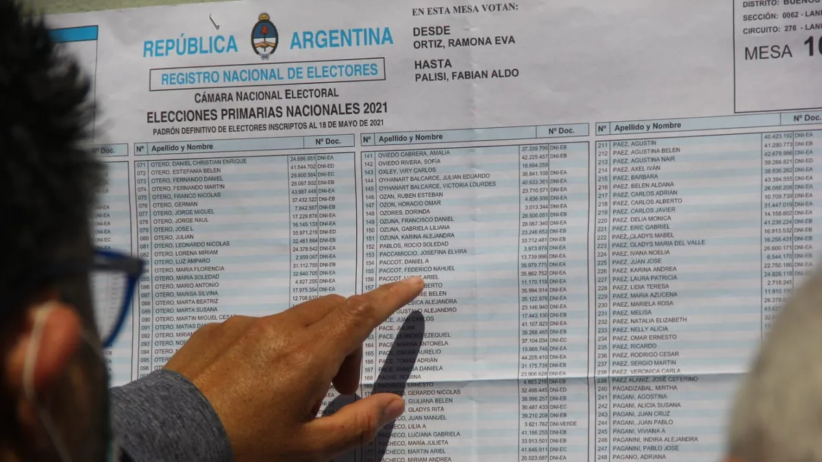 ¿Dónde voto? Ya está habilitado el padrón electoral
