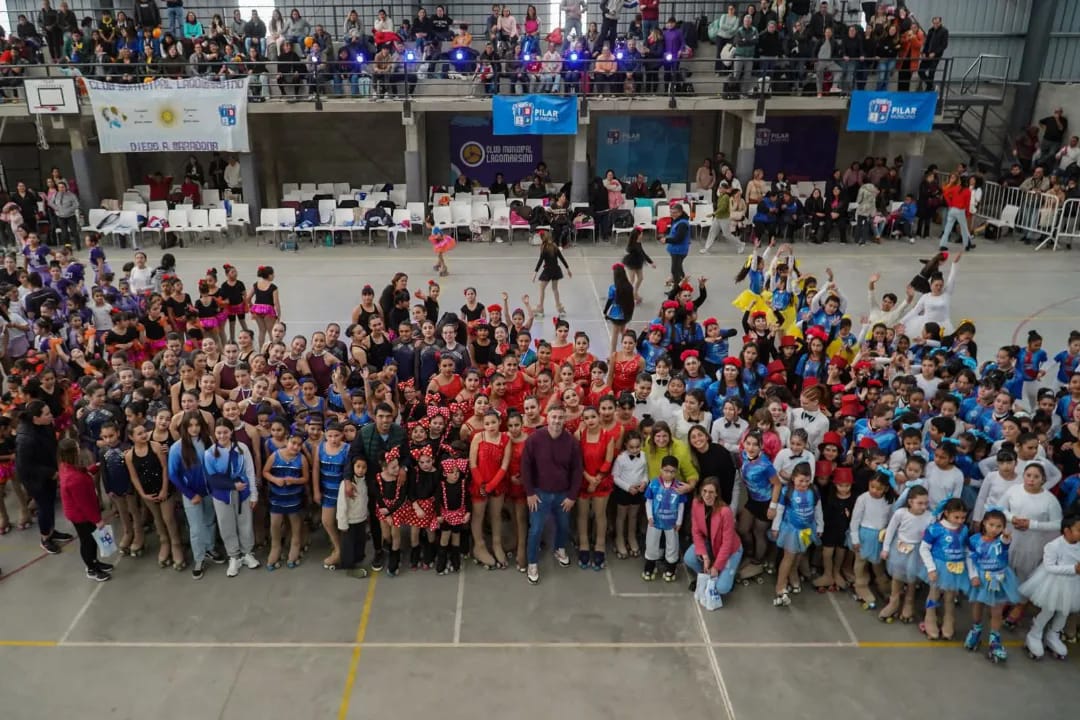 El 1° Encuentro sobre Ruedas fue la gran fiesta del patín artístico de Pilar
