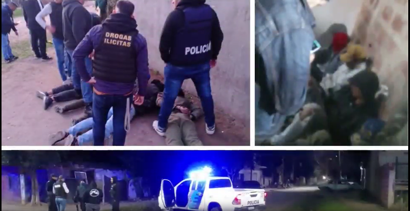 ▶ VIDEO: Desbaratan tres búnkeres de cocaína en Presidente Derqui
