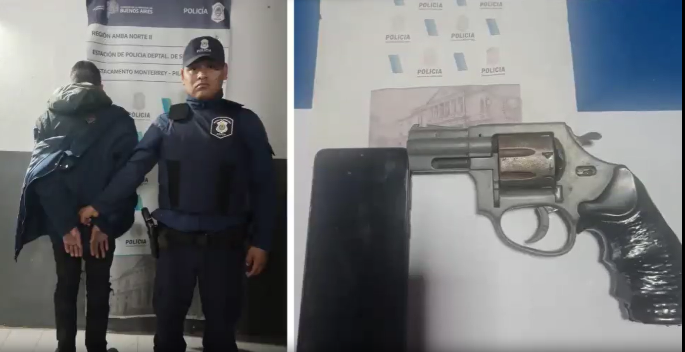 ▶ VIDEO: Robó a mano armada en Derqui y lo detuvieron a través de un GPS