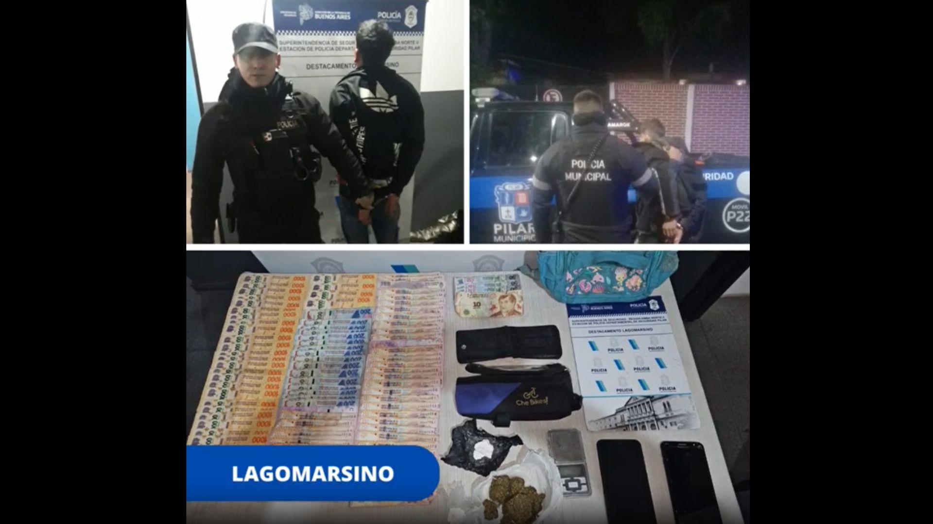 ▶ VIDEO: Caen siete dealers de droga en distintas zonas de Pilar