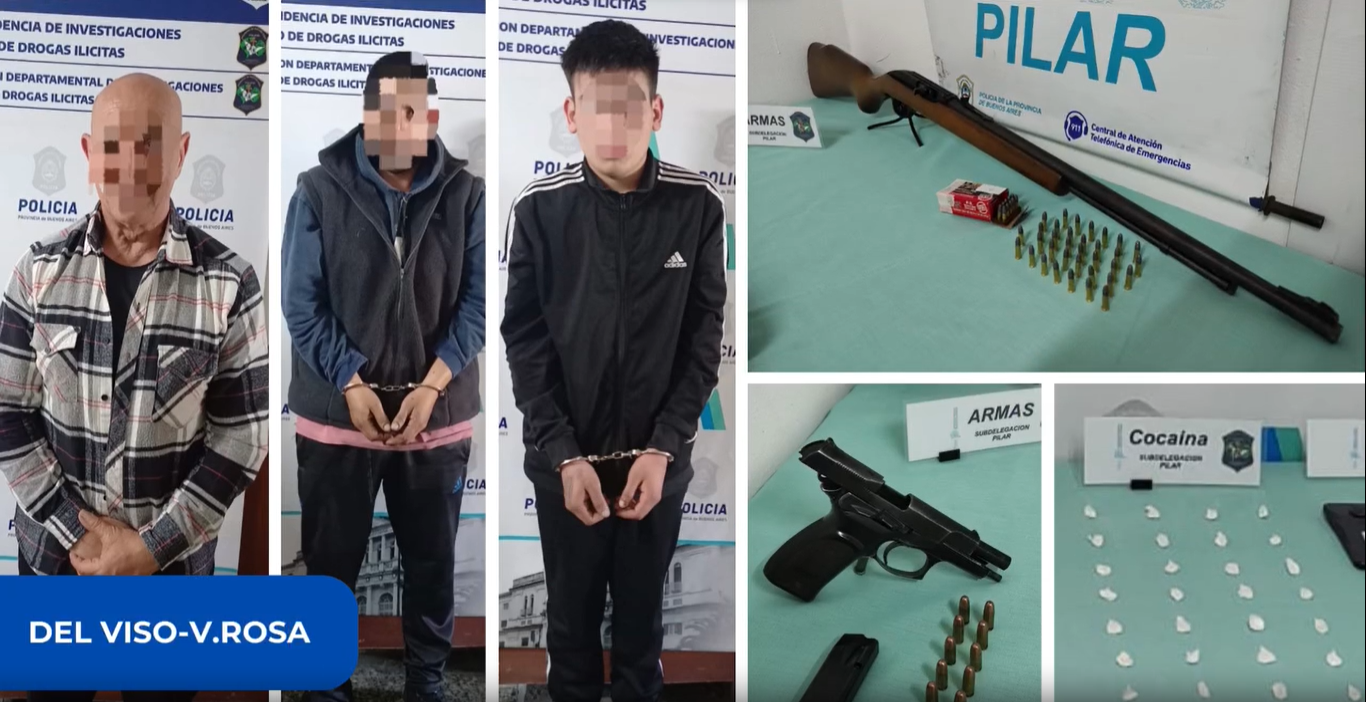 ▶ VIDEO: Más de seis detenidos por venta de estupefacientes en Pilar