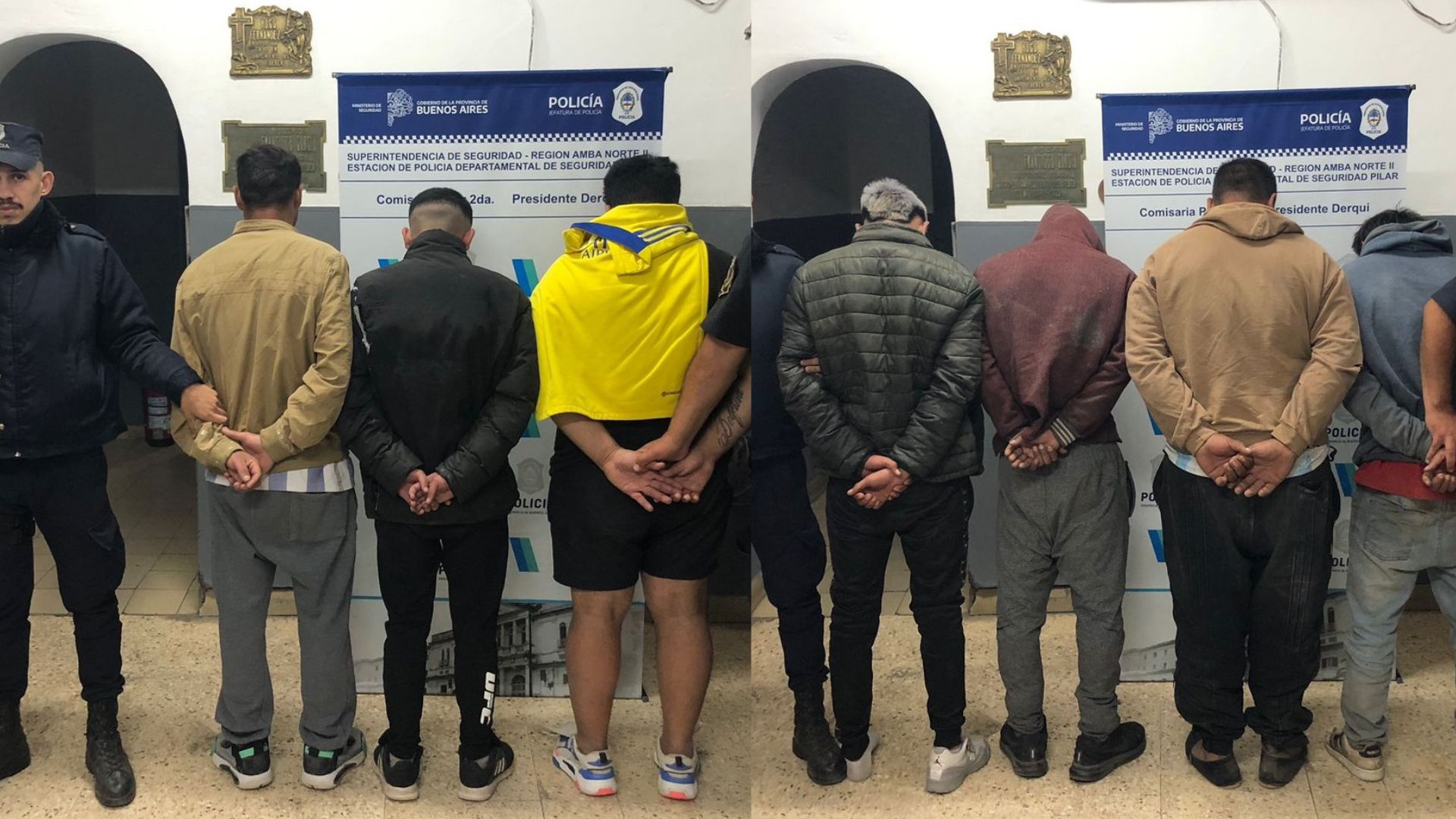 Villa Astolfi y Pte. Derqui: Caen siete dealers con armas y venta de cocaína