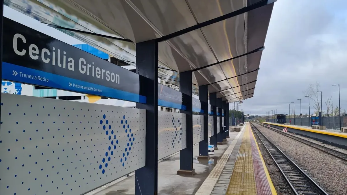 La estación Cecilia Grierson del Belgrano Norte será inaugurada este jueves