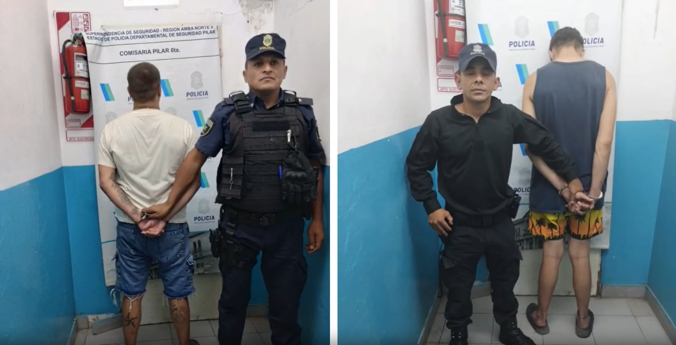Caen dos motochorros por tentativa de robo en Villa Rosa