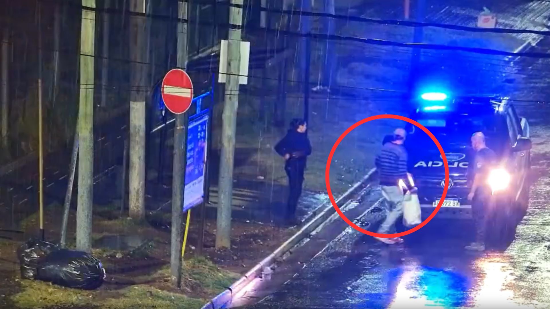Operativo nocturno en Pilar: Guardia Urbana detiene a ladrón de vivienda