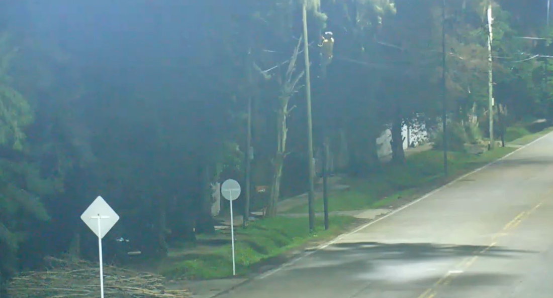 Del Viso: Escaló un poste de luz para robar los cables y fue detenido