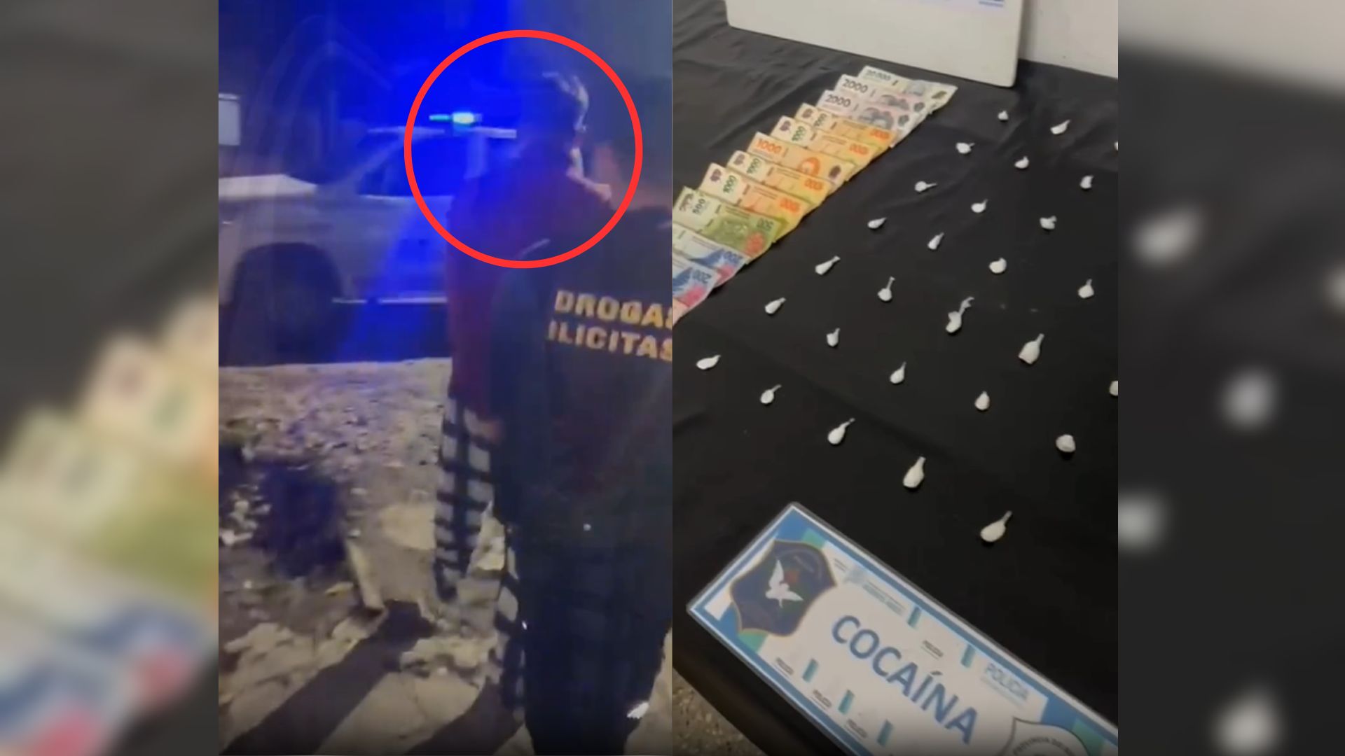 Drogas y antecedentes penales: Detienen a dealer de 21 años en Agustoni