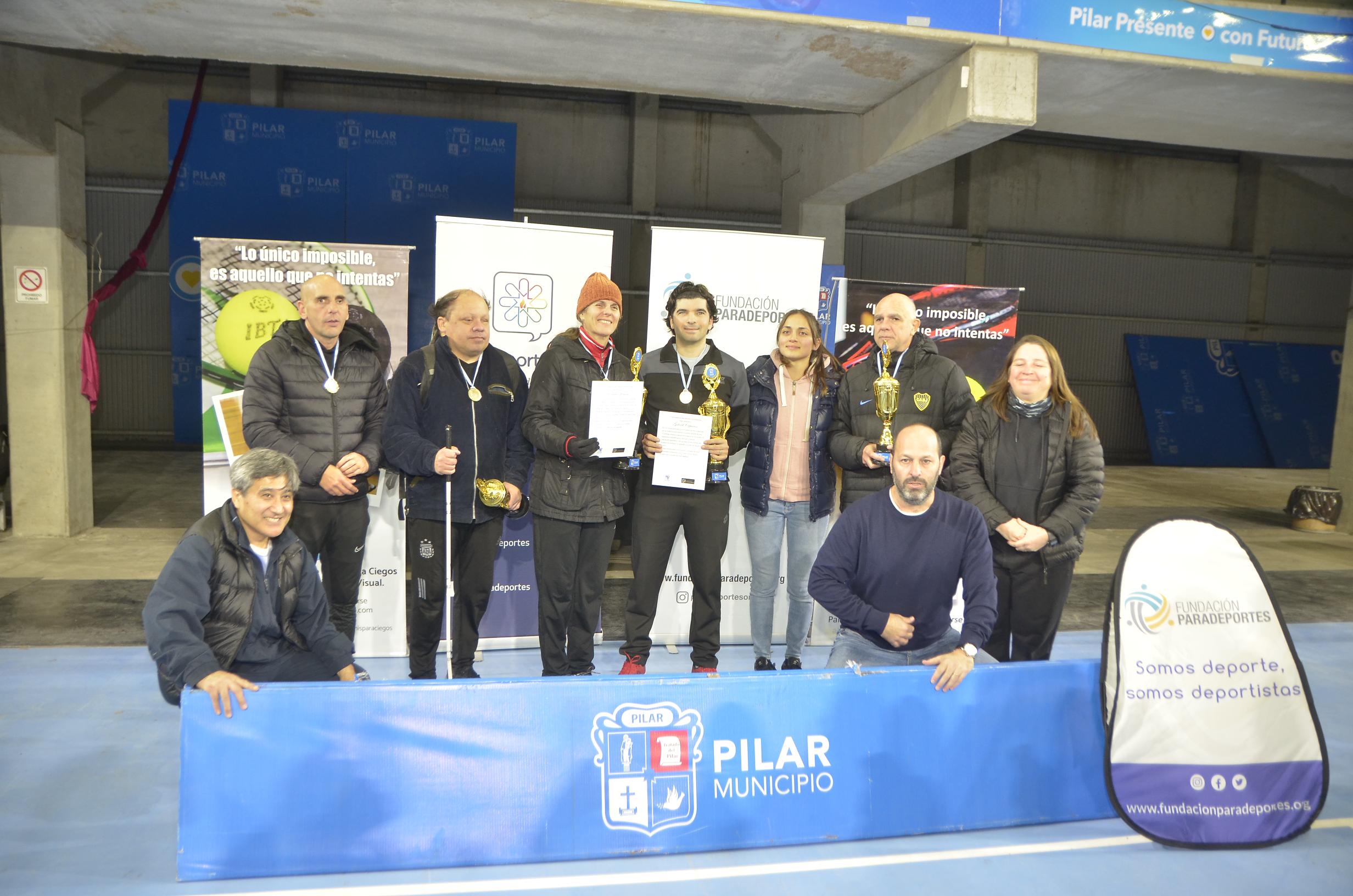 Caparrós se quedó con la copa de tenis para ciegos en el “Rusticucci”