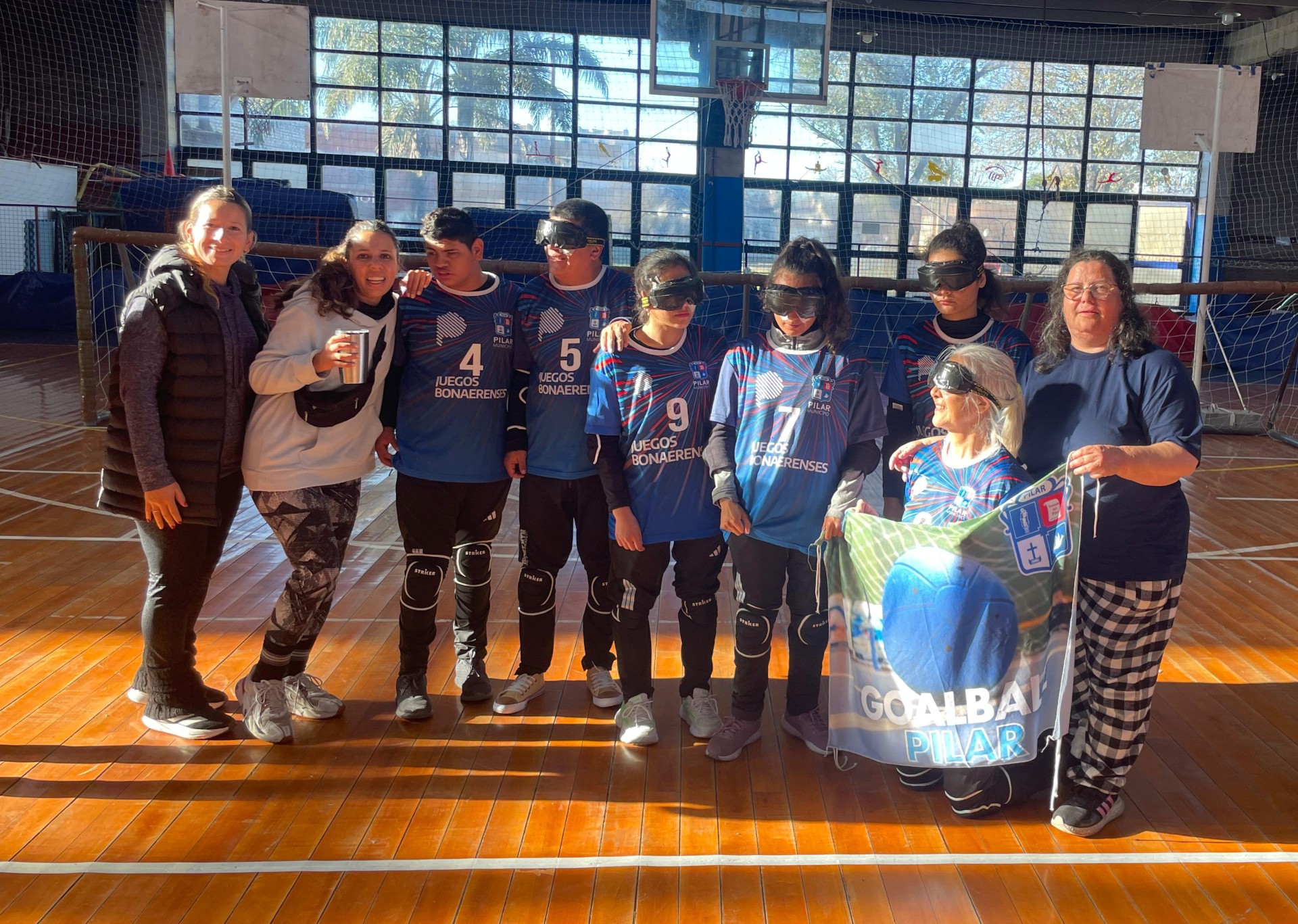 El mejor Goalball provincial llega al Club Municipal Derqui