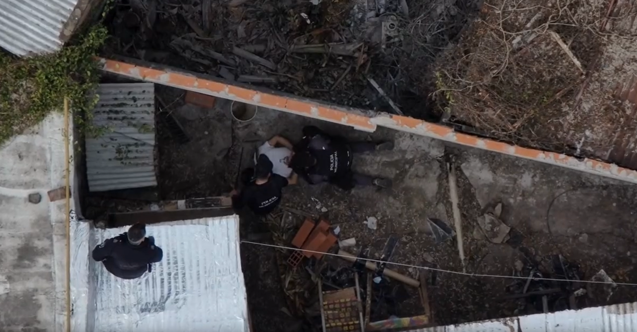 Operativo 360°: Atraparon a delincuente armado tras persecución con drones en Pilar