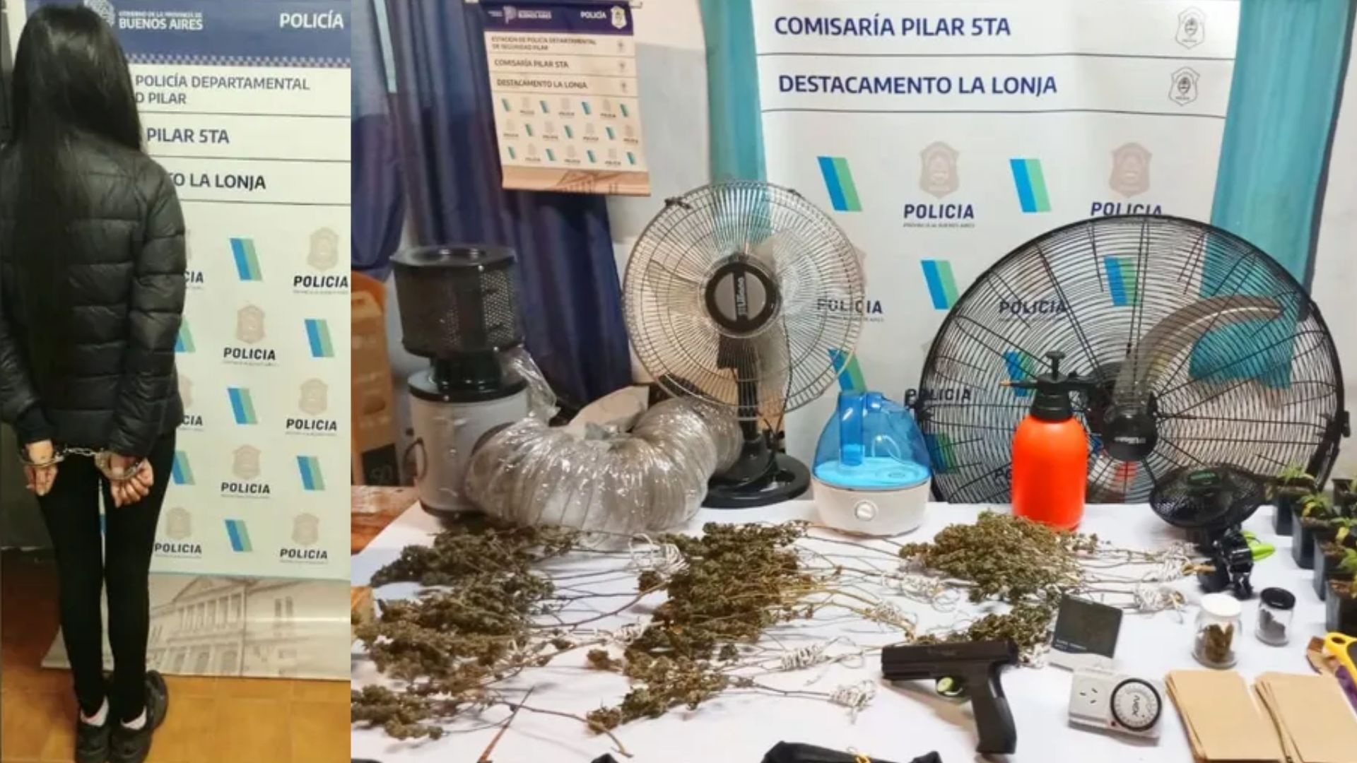 Cayó la “viuda negra” de La Lonja: Vendía marihuana y se negaba a abandonar la casa que alquilaba