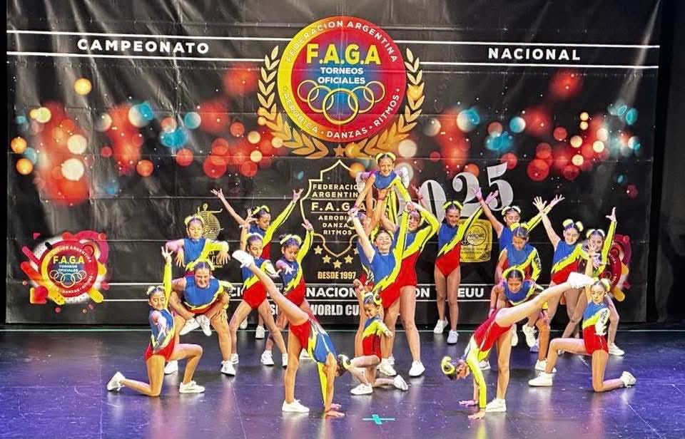 La Escuela Municipal de Gimnasia Aeróbica brilló en el Nacional de FAGA