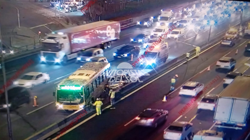 Caos en Panamericana: Choque en cadena deja cinco heridos y bloquea el tránsito