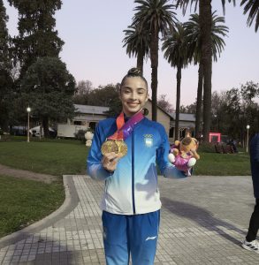 Julieta Lucas obtuvo dos medallas de oro en los juegos suramericanos y va por más